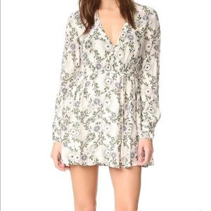 Free People Stealing Fire Mini Dress